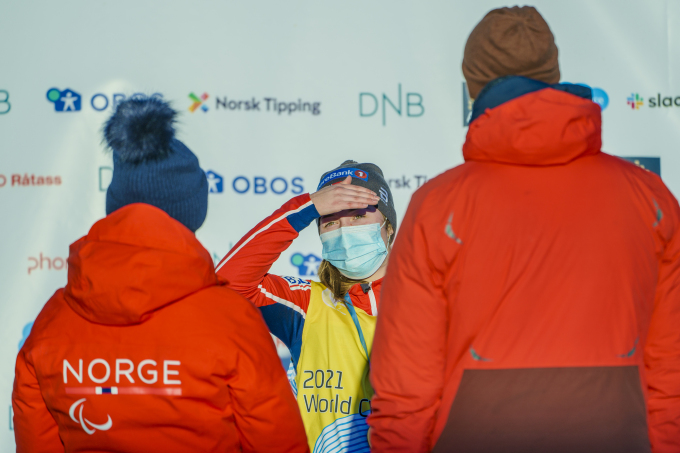 Vilde Nilsen vart Noregs første gullvinnar under verdsmeisterskapet. (Foto: Stian Solum / NTB) 